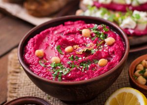 roasted beet hummus